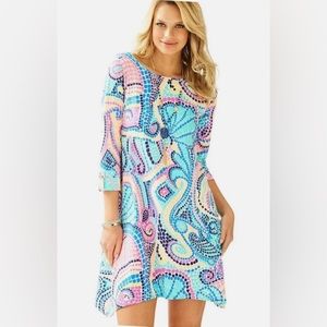 Lilly Pulitzer NWOT Edna Swing Dress in Tile Wave Size S